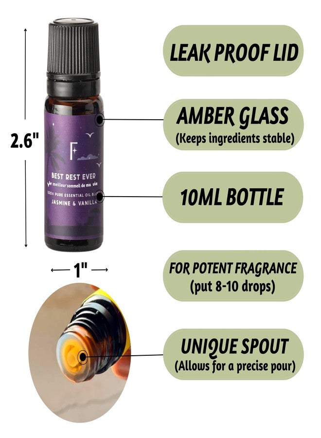 Folkulture Sleep Essential Oils Set for Diffuser | Set of 6 Aromatherapy Oils for Better Sleep, Relaxation & Meditation | Lavender, Rosemary, Peppermint & Calming Blends | Self Care Gift for Her & Him - Image 5